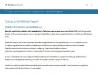 LINK: Anlaufstellen in akuten Gewaltsituationen
